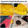 Kayak Deck Rigging Kit 1/4" 9.8' Bungee Cord with 6