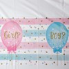 Creative Converting 336690 Gender Reveal Balloons Plastic Tablecloth