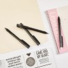 Volcanics Black Erasable Gel Pens 0.7Mm Fine Point 12Pk W/