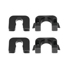 JIPUKE 2 Set Rear Parcel Shelf Clips,for Parcel Shelf Fastening Bracket Replacement Accessories Mount Secure Luggage,for Compatibility Most Vehicles Durable Wear-Resistant Easy Installation