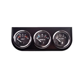 12V 3 IN1 Sensor for Oil Instrument Gauges Oil Pressure Gauge Water Temperature Gauge, Fits for Cars Trucks Tractors