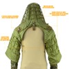 LytHarvest Ghillie Suit Foundation, Tactical Sniper Coats/Viper Hoods (Brown)