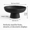 Fruit Bowl for kitchen decor Counter, 10.4‘’Large Decorative Bowl, Modern