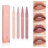 De Delineador De Labios Impermeable Mate Sexy Color Nude