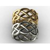 Utopia3D Celtic Knot Ring 10mm Wide CAD File Sizes 4