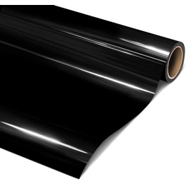 VViViD DECO65 Ultra Black Gloss Premium Series Craft Vinyl (5ft x 1ft)