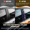 Piashow Car Sticker, Car Pillar Protector, 1 Set Clown Sticker,