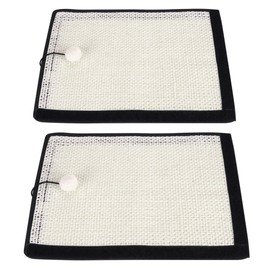 Cat Scratching Mat Sofa Furniture Protector Sisal Cats Kitten Scratch Mat Board Pad Flat Scratching Post Animals Scratcher Pet Claws Guard Anti-Scratch Sofa Couch Chair Carpet Protector,30x40CM