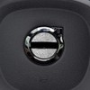 HIBEYO Bling Car Steering Wheel Logo Emblems Sticker Accessories Compatible