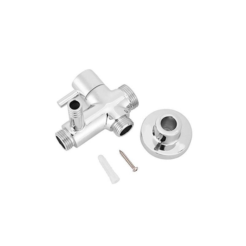 Cafopgrill Shower Diverter Valve G1/2" Wall Mounted Round Copper Bath