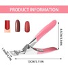 Acrylic Nail Clippers, Rustproof Nail Clippers for Acrylic Nails, Stainless