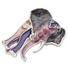 BAMAY Enamel Elephant Brooch Pins Zinc Alloy Scarf Lapel Pin