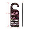 Art Plates Do Not Disturb Door Knob Hanger Sign -