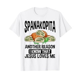 Greek Spanakopita Pan Greek Cuisine Spanakopita Spinach T-Shirt