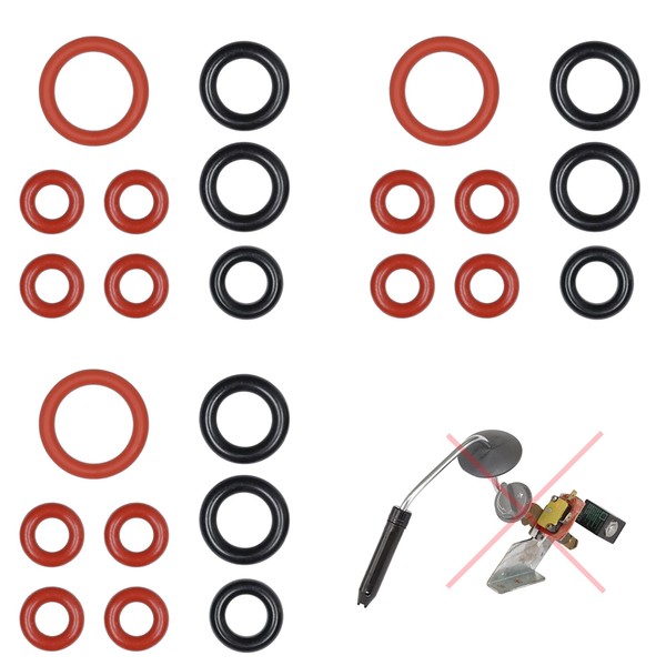 Set of 3 Seal Maintenance Kit O-Rings for Hot Water