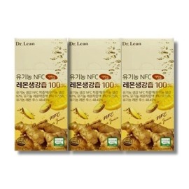Dr. Lean Organic NFC Lemon Ginger Juice 100 14 sachets 3 boxes / 닥터린 유기농 NFC 레몬생강즙 100 14포 3박스