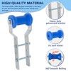 BALAVA 5inch Adjustable Keel Roller Assembly, Boat Trailer Rollers with