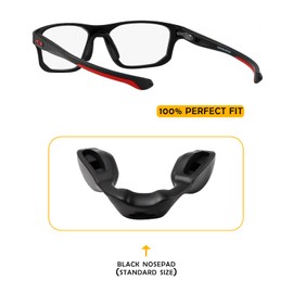 2 Pieces Thicker Size Nose Pieces Replacement for Oakley Crosslink Fit OX8136 OX8136M OX8142 Eyeglasses Frame, Silicone Soft Nose Pad