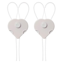 Dreambaby Cerraduras para Manijas de Gabinetes y Cajones, Correas de Seguridad para Muebles, Sistema de Liberación Multitáctil, 2 Piezas