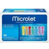 Microlet Colored Lancets 100 Each ( 2 pack)