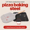 Pizza Steel PRO by Hans Grill | XL 1/4" Thick