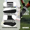 Soccer Shin Guards and Knee-High Socks, Black (Black, S)