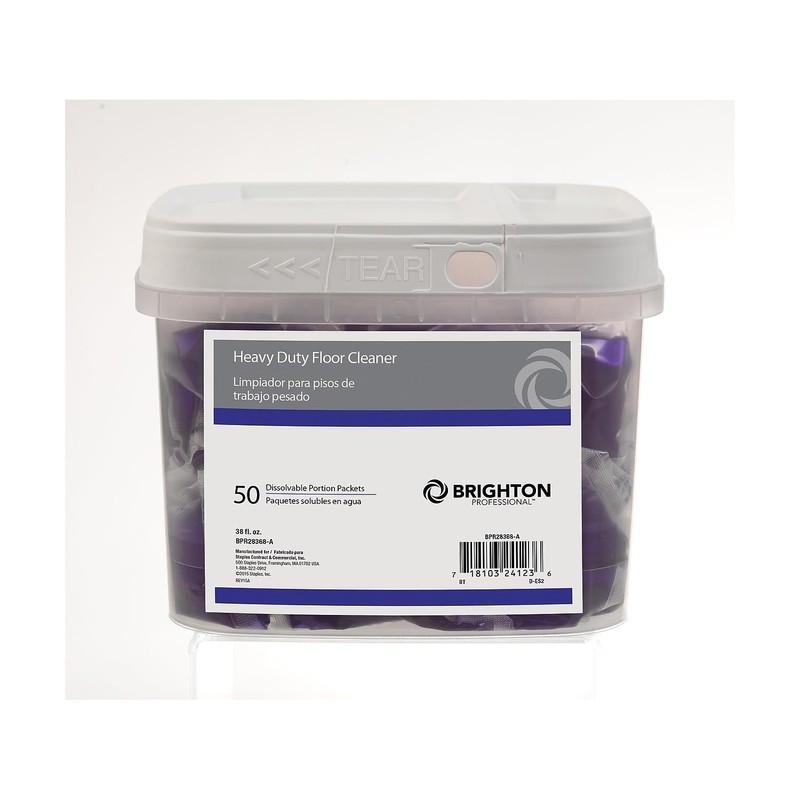 Brighton 1686750 Dissolvable Portion Pkets - Heavy Duty Floor Cleaner