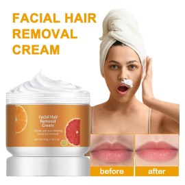 Crema Depilatoria Facial, Crema Depiladora Naranja Para Labi
