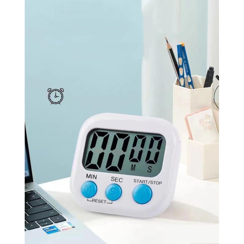 VINPAM Digital Kitchen Timer with Magnetic Back, Vertical Stand, and