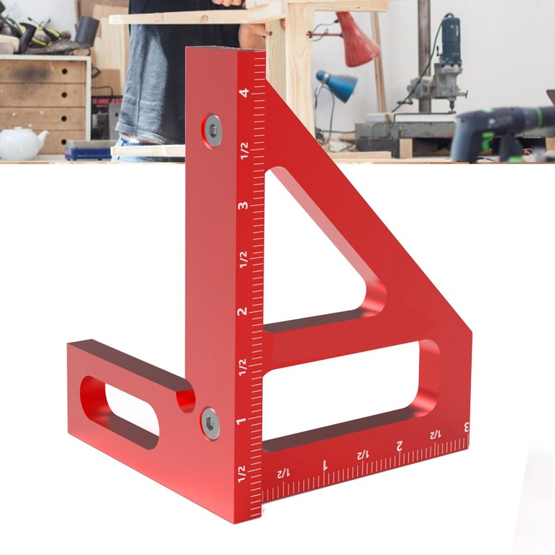 Multi Angle Measuring Triangle Ruler 45 90 Degree Angle Gauge