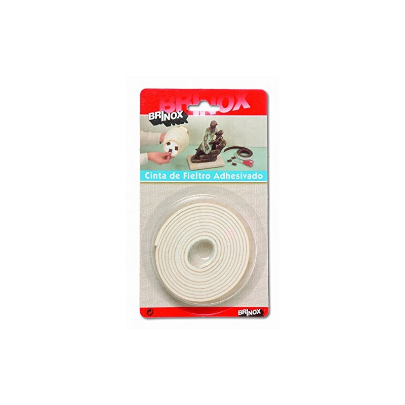 Brinox B62730B Filzgleiter, weiß, 19 mm x 2 m