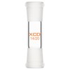 XCD Borosilicate Glass Straight Adapter with 14/20 Ground Outer Standard