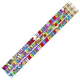 Musgrave Pencil Co Birthday Supreme Motivational/Fun Pencils School Supplies