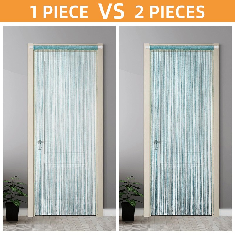 4 Pack String Door Curtains, 100 x 200cm String Curtain