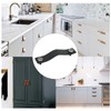 CHEOTIME Leather Handles for Drawers, Modern Leather Cabinet Pulls Simple