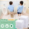 Drydiet 50 Pcs Disposable Toilet Mats 24 x 24 Inches