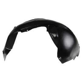TRQ Front Right Rearward Inner Fender Liner Black Passenger Side Compatible with 2001-2006 Chrysler Sebring CH1249124