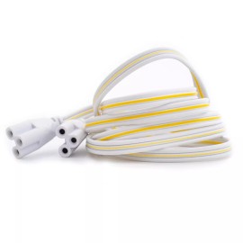 Greess T5 T8 LED Lamp Connecting Wire LED Integrated Tube Cable Linkable Cords - 2 FT
