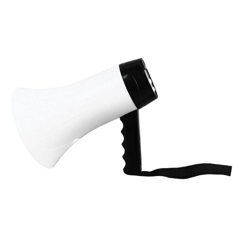Handheld Megaphone Loud Rechargeable Support Recording Portable Bullhorn for Broadcasting
