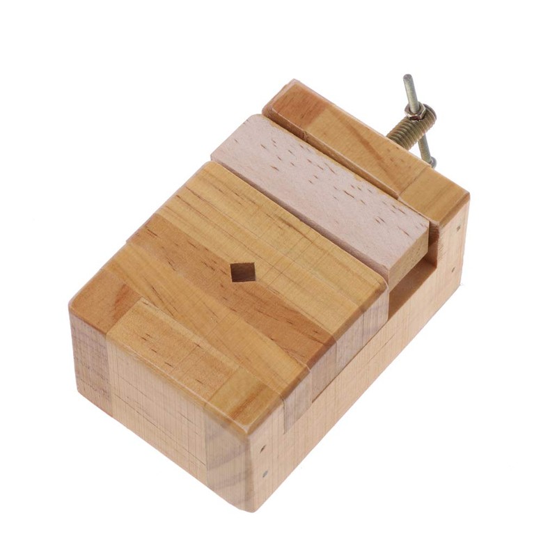 Lyguy Vise, Wood Flat Vise Mini Clamp-on Bench Vise Flat
