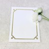 Certificate Paper Set 10-0 Gold Foil Certificate (20 Sheets) Certificate