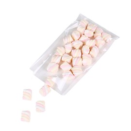 100 Pcs 10 in x 5 in(1.4mil.) Clear Flat Cello Cellophane Treat Bags Good for Bakery, Cookies, Candies,Dessert with random color Twist Ties!