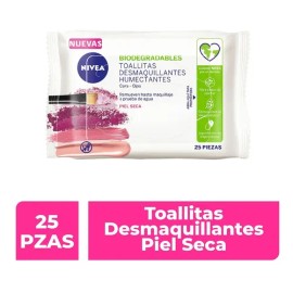 Toallitas Desmaquillantes Nivea Piel Sensible – 25 Piezas