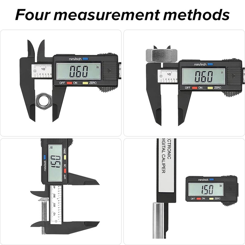 Electronic Digital Caliper, Plastic Vernier Caliper, Caliper Measuring Tool with