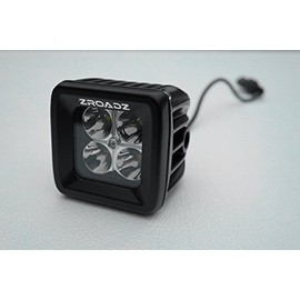 ZROADZ 3-Inch LED Flood Beam Pod Light (Black) - Part #Z30BC14W20 - ATV Accessories, UTV Accessories, Boat Lights, Car Lights, Trailer Lights, Motorcycle Lights, Truck Bed Lights, Golf Cart Lights