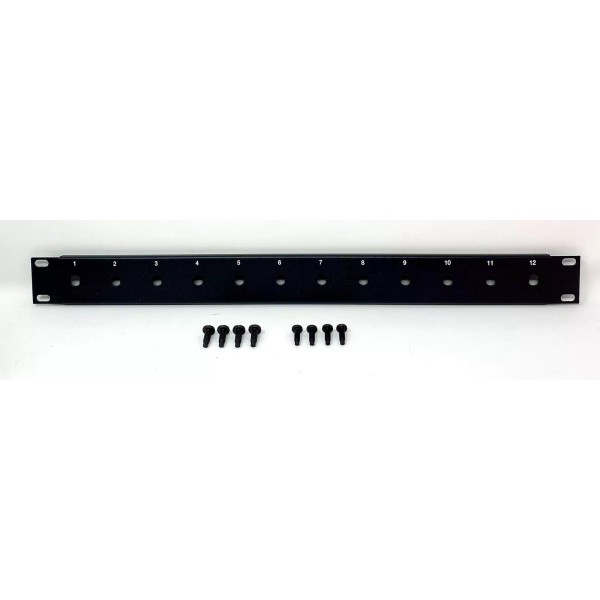 RiteAV Blank Version No Adapters 12 Port Un Fiber Patch
