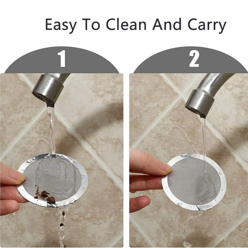 1 x Stainless Steel Coffee Filter Strainer Filter Reusable Disc