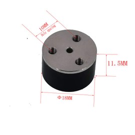 GPS RTK level, centering rod, carbon fiber horizontal bubble accessories with screw holes (18x11.5mm black green)