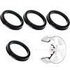 Hallenwerk 78.1 to 66.1 mm, 4 pieces, centring rings, centre