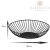 Marrakesch Orient & Mediterran Interior Abisko Fruit Bowl in Black